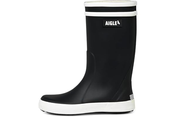 Aigle LOLLY POP 2 Bottes imperméables pour Enfant | En caoutchouc souple et naturel, doublure résistante | Bande réfléchissante sur le talon |Semelle adhérente