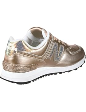 New Balance Damen Wl574v2 Glitter Pack Sneaker