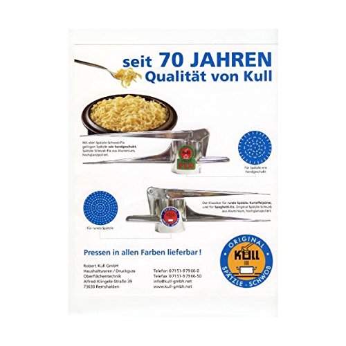 Original Kull Spätzle-Schwob BORDEAUX – Spätzlepresse - 6
