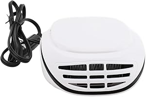 WODHMIEY Riscaldatore per Auto 12V, Riscaldatore per Auto Portatile 150W Riscaldamento Rapido Sbrinatore per Parabrezza per Auto per Pick-up SUV per Veicoli (Bianco)