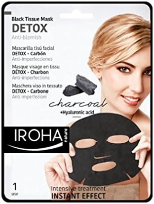 Iroha Black Tissue Detox Facial Mask - Charcoal MASK