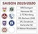 Produktbild DFL Deutsche Fussball Liga 2. Bundesliga Magnettabelle - Update-Set (Saison 2019-2020)