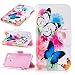 Produktbild LMAZWUFULM Hülle für Huawei P9 lite 2016 / VNS-L31 (5,2 Zoll) PU Leder Magnetverschluss Brieftasche Lederhülle Malerei Schmetterling Begegnung Muster im Bookstyle mit Stent-Funktion und Karten Slot Schutzhülle Ledertasche Flip Cover für Huawei P9 lite 2016