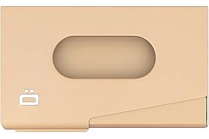 ÖGON -DESIGNS- ÖGON Smart Wallets Porte-Cartes de Visite en Aluminium, capacité de 15 Cartes de Visite, modèle One Touch