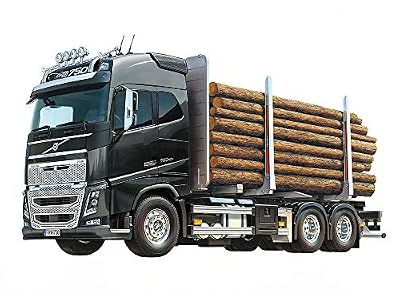 Tamiya 300056360 56360-1 Volvo FH16 Porteur de Bois RC Truck Télécommande Camion Modèle Échelle 1:14 Kit de Construction Camion Non laqué