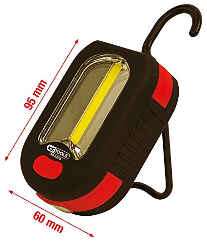 KS-Tools Mobile Werkstatt-Handlampe LED Power Stripe L 95mm/B 60mm/ H 35mm, 1 Stück, 150.4375 - 2