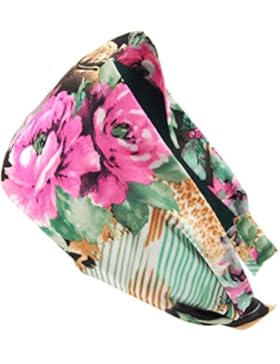 axy HR19 Haarreif SERIE 19 Hair band mit floralem Muster