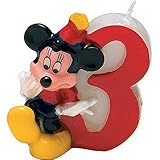 Mickey Clubhouse Vela características favoritas de Disney, Minnie Mouse vestida con colores primarios Mickey Clubhouse