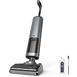 OSOTEK Nass Trockensauger 180° flacher Saugwischer, saugt, wischt bis zum Rand,3 in 1 kabelloser Bodenreiniger mit Selbstrein