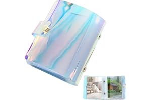 AIBAOBAO Mały album fotograficzny na zdjęcia o wielkości 7,6 cm, kompatybilny z Fujifilm Instax Mini, Polaroid Instax Mini/Kpop, album fotograficzny, mały, na duże zdjęcia 7,6 cm, kompatybilny z