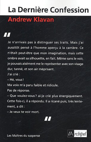 couverture de : Derni&egrave;re confession (La)