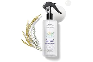 Bare Anatomy Nature x Science Rosemary Water Spray for Hair Growth & Hair Thickness with Rice Water |100% Natural Extract | Soft & Smooth Hair| Controls Hairfall| Non-Greasy & Fast Absorbing | 200 ml