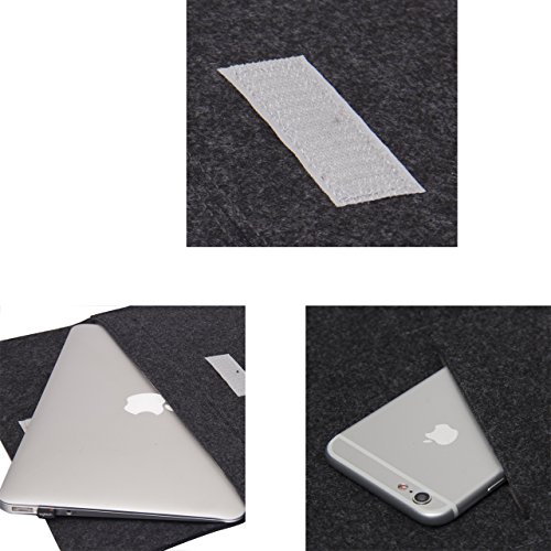 VANCOO 13-13 3 Zoll Laptop H  lle Laptop Tasche Tragetasche Aktenkoffer Tragetasche mit Maus Tasche   Power Tasche f  r 12 9 iPad Pro   MacBook Air   