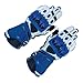 Produktbild CAheadY 1 Paar echtes Leder Moto Racing Motorrad Reiten Sicherheit volle Fingerhandschuhe Blue M