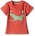 Kite Baby-Boys Crocodile Round Collar Short Sleeve T-Shirt, Red, 0-3 Months