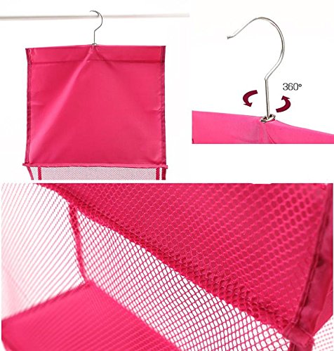 yingku Haushalt zum Aufhängen Handtasche Taschen Halter Kleidung Schuh Schrank Rack Collection Über der Wand Tür Lagerung Organizer Weiß - 9