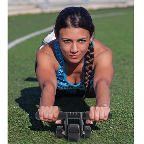 QUALITÄTSSIEGER: Profi Bauchtrainer „3-Wheeler“ von Sportastisch :: 2 hochwertige Widerstandsbänder ermöglichen Unterstützung beim Bauchtraining :: Maximale Belastbarkeit von 150 kg :: Dreirad-Form für stabile und sichere Benutzung :: Matte als Knieauflage garantiert maximalen Komfort :: schnell aufgebaut ohne Schrauben :: Ideal für Frauen und Männer :: Bauchroller perfekt für Bauchtraining zu Hause :: kostenloser BONUS: eBook „Bauchtraining“ :: inklusive 3 Jahren Sportastisch Produktgarantie - 6