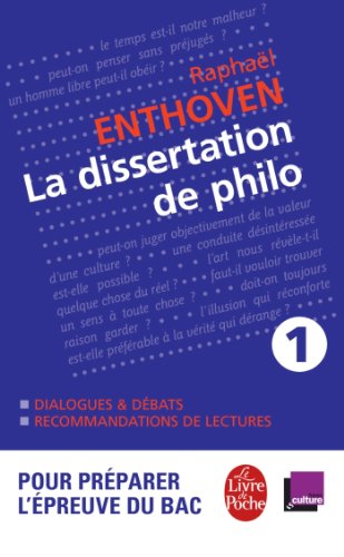 couverture de : La dissertation de philo