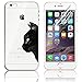 Produktbild iPhone SE Silikon Hülle,iPhone 5S Hülle,Sunroyal TPU Case Schutzhülle Silikon Crystal Kirstall Clear Case Durchsichtig,Funny Schwarz Katze Malerei Muster Transparent Weichem Silikon Schutzhülle Handy Gürtel Tasche Schutzhülle Hülle Case Cover Fall-Abdeckung Etui TPU Bumper Kratzfeste Scratch-Resistant Schale für iPhone SE/5S/5 + 1 x Frei Displayschutzfolie