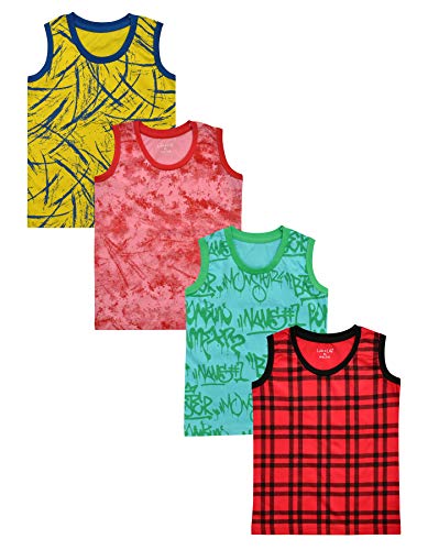 Luke and Lilly Boys Cotton Sleeveless Round Neck Tshirt - Pack of 4 RS.499 (62.00% Off) - Amazon Luke and Lilly Boys Cotton Sleeveless Round Neck Tshirt - Pack of 4 RS.499 (62.00% Off) - Amazon