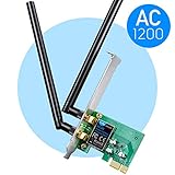 Upgrade auf AC Standard. Der Cudy AC1200 PCI Express-WLAN-Adapter erweitert Laptops und PCs auf schnelle AC1200-WLAN-Geschwindigkeiten und sorgt für reibungsloses HD-Streaming und schnelle Downloads.