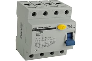 PREIS-ZONE Interruttore differenziale 4P 40A 30mA Tipo A FII RCCB RCD Interruttore dottorvolt 5040