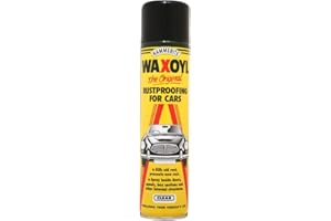 Waxoyl Car Underseal and Rust Protection. The Original Rustproofing for Cars by Hammerite, Rust Inhibitor and Rust Converter for Classic Car Care. Waxoyl Clear 400ml Aerosol Can