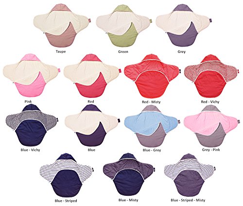 Wallaboo Einschlagdecke Coco, Sehr praktische und Kuschelweiche Babydecke, 100% Baumwolle - 4