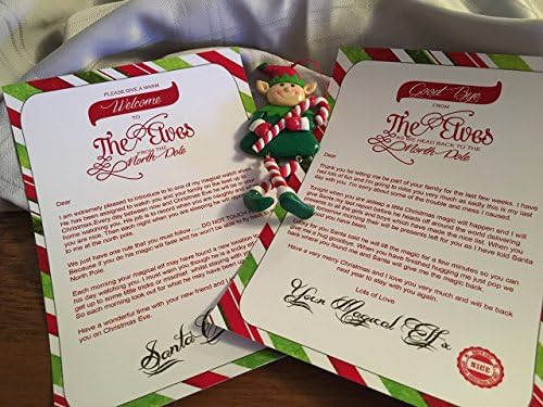 Elf on shelf Arrival and Farewell Letters
