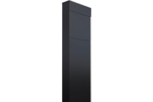 Stående brevlåda, design brevlåda The Box svart – Bravios