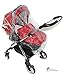 Universal Raincover To Fit Silver Cross Wayfarer Carrycot (198)