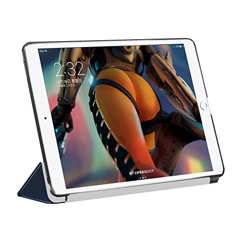 AVIDET Ultra Slim New iPad Pro 10.5 Hülle Case Superleicht Ständer Smart Shell Cover Schutzhülle Etui Tasche für Apple iPad Pro 10.5 Tablet-PC (Blau) - 6