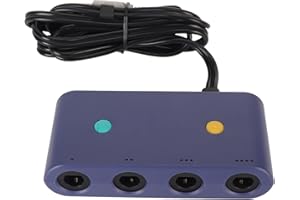 VIKYE Adaptador de para U y y PC, Convertidor de Controlador de Juego 3 en 1 Plug and Play, Compatible con Función Turbo Boost con Cable de 150 Cm de Largo