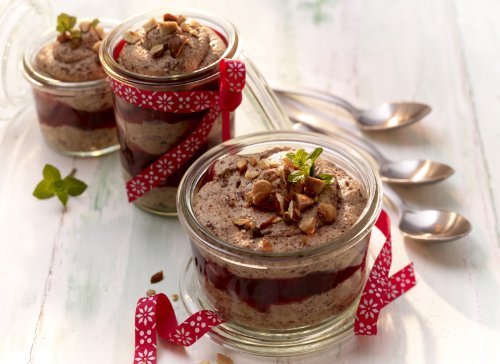 axentia Weck Dessertglas, Hochwertige Vorspeisengläser, Sturzform mit Glasdeckel, Weck Gläser für Vorspeisen und Desserts, ideal zum Anrichten und Präsentieren von Speisen, 6 Stück mit je ca. 160 ml Füllvolumen - 2