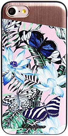 Uunique London Tropical Butterfly Hard Shell Case for iPhone 8/7 - Pink