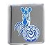 Produktbild MM 27.2727 Zigarettenetui MSV Duisburg Logo groß mit Druck, chrom satin