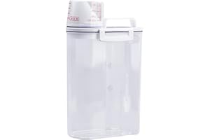 Hoxfly Contenitore Alimentare Per Cani E Gatti Insect-proof A Prova Di Umidità, Porta Crocchette Per Cani, trasparente Contenitore Crocchette Cane Per Gatti, cereali, riso(2.7 L/30x14x7.5cm