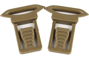 WISEONUS Airsoft Accessorio per Casco Guida Laterale Fibbia a sgancio rapido Occhiali Maschera Clip per Casco Veloce