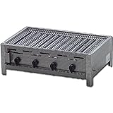  Gasgrill/Gastrobräter 4-flammig mit Rost