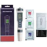 Zauss TDS 3 in 1 Ph Sıcaklık Tds &Ouml;l&ccedil;er LED&rsquo;li Sıcaklık G&ouml;stergeli Su Test Cihazı