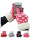 Produktbild HITOP Fashion Niedlich Deluxe Touch Handschuhe Gloves für Mann / Frau Touch Screen Liebhaber Sterne Herz Smartphones Funktion - Eine Vielzahl von Farben (rot (Frauen))