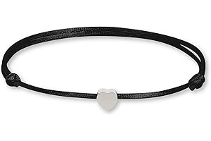 GD GOOD.designs Cavigliere da donna con cuore | Cavigliera impermeabile - Regolabile (20-30 cm) | Cuori in acciaio inox in oro 18K, oro rosa e argento