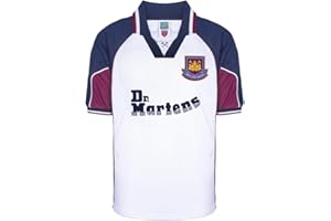 WEST HAM UNITED FC Score Draw West Ham United 1999 Away Retro Football Shirt