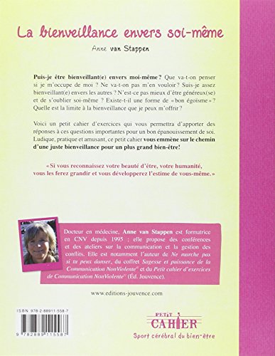 Livres Couvertures de Petit Cahier D'exercices De Bienveillance Envers Soi-Mãªme