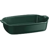 Emile Henry Fırın Kabı Dikd&ouml;rtgen 30 x 19 cm Yeşil/Cedar