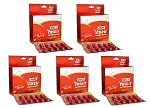 Jolly Vaseir - Anti Piles Capsules - Fast Relief In Pain & Burning - Piles Ayurvedic (Pack of 5)
