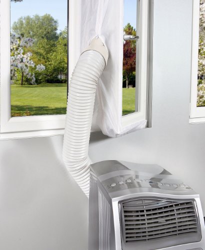 Sichler Haushaltsgeräte Abluft Fensterabdichtung für mobile Klimageräte, Hot Air Stop - 7
