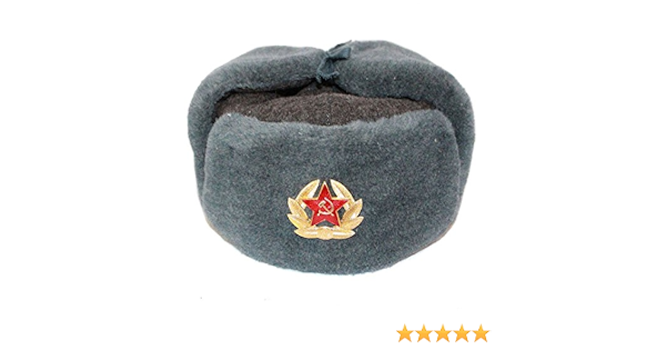 Colbacco Lana (Non E' POLYESTERE) in Dotazione Esercito Russo Original  Soviet Ushanka - Taglia Disponibile -M : Amazon.it: Abbigliamento