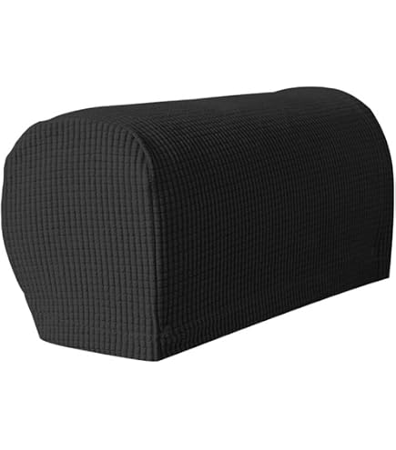 FANSU Housses D'accoudoirs Faux Cuir Extensible - Lot De 2 Pour