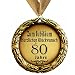 Produktbild Larius Group Medaille Orden Zum Jubiläum 80 Jahre Auszeichnung Ehrenorden Zum Geburtstag Geschenk Jubilar Persönlichen Orden Zum Geburtstag